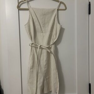 Madewell striped Romper